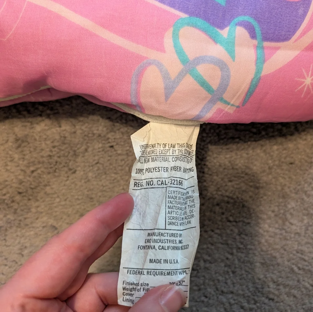 Vintage 1990s Barbie Ballerina Sleeping Bag